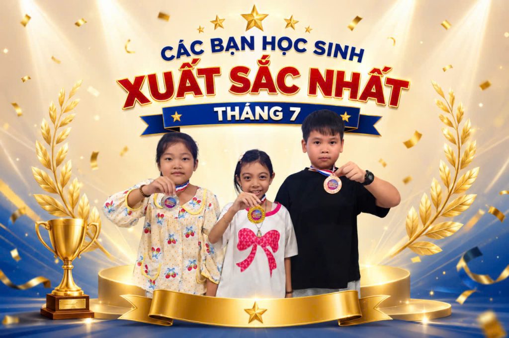 Bục vinh danh tháng 7 4th july
