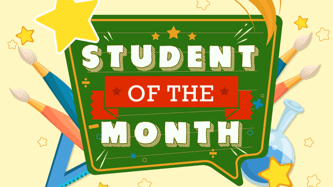 student of the month 1