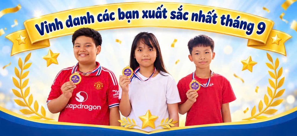 Bục Vinh Danh Tháng 9 vinh danh thang 9